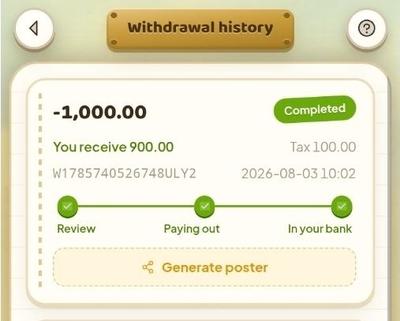 **๐ค**** Successful Withdrawal from HAPPY FARM !๐๐ ****๐ฅบ****