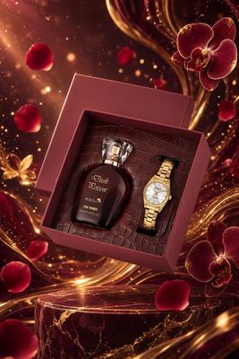 🎁 Luxurious Gift Sets : Curated collections featuring a 55ml women's perfume and a matching POLO air wristwatch.