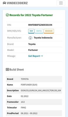 Toyota Fortuner 2022 Automatic