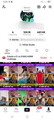 TIKTOK ACC ለምትፈልጉ በሙሉ ‼️