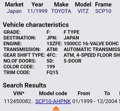 Toyota Vitz 2001 Automatic
