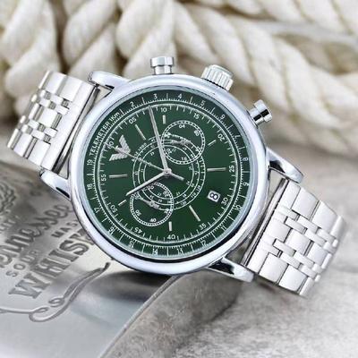 **EMPORIO ARMANI EMERALD GREEN CHRONOGRAPH** ⌚✨