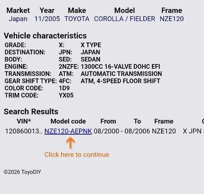 Toyota Corolla 2007 Automatic