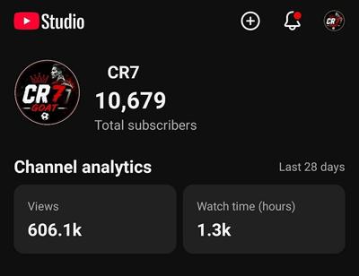 **Youtube account for sell