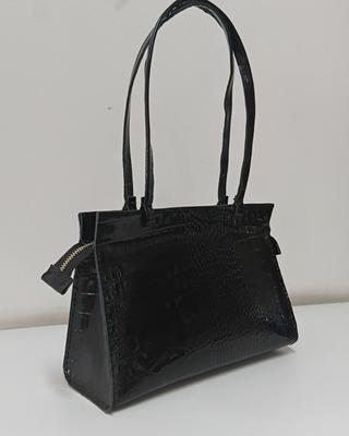 🖤 The Glossy Croco Bag ቀላል ግን የክብር ስሜት ያለው...