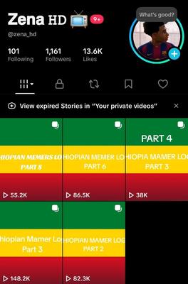 🎯 በዚ የ tiktok አካውንት 1k telegram channel መቀየር የምትፈልጉ DM