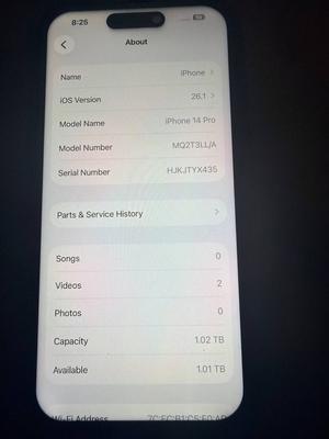 Apple iPhone 14 Pro 1 TB