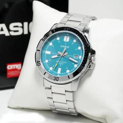 Casio MTP-VD01D-3E2 Men's Watch (ZD185H) + Box - Wristwatch - Quartz