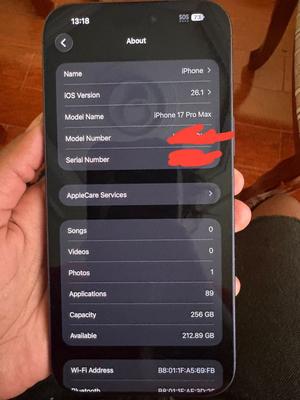 Apple iPhone 17 Pro Max 256 GB
