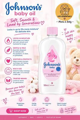 Johnson’s Baby Oil 500ml